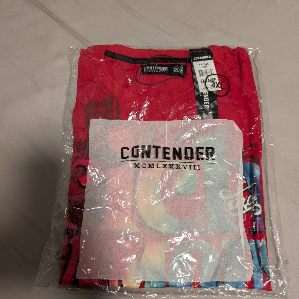Contender Red Graphic Tee - Short Sleeve